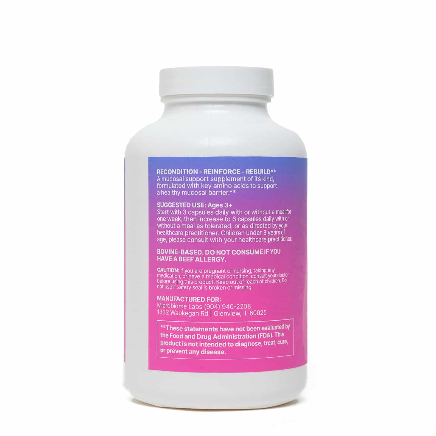 Microbiome Labs MegaMucosa 180 caps