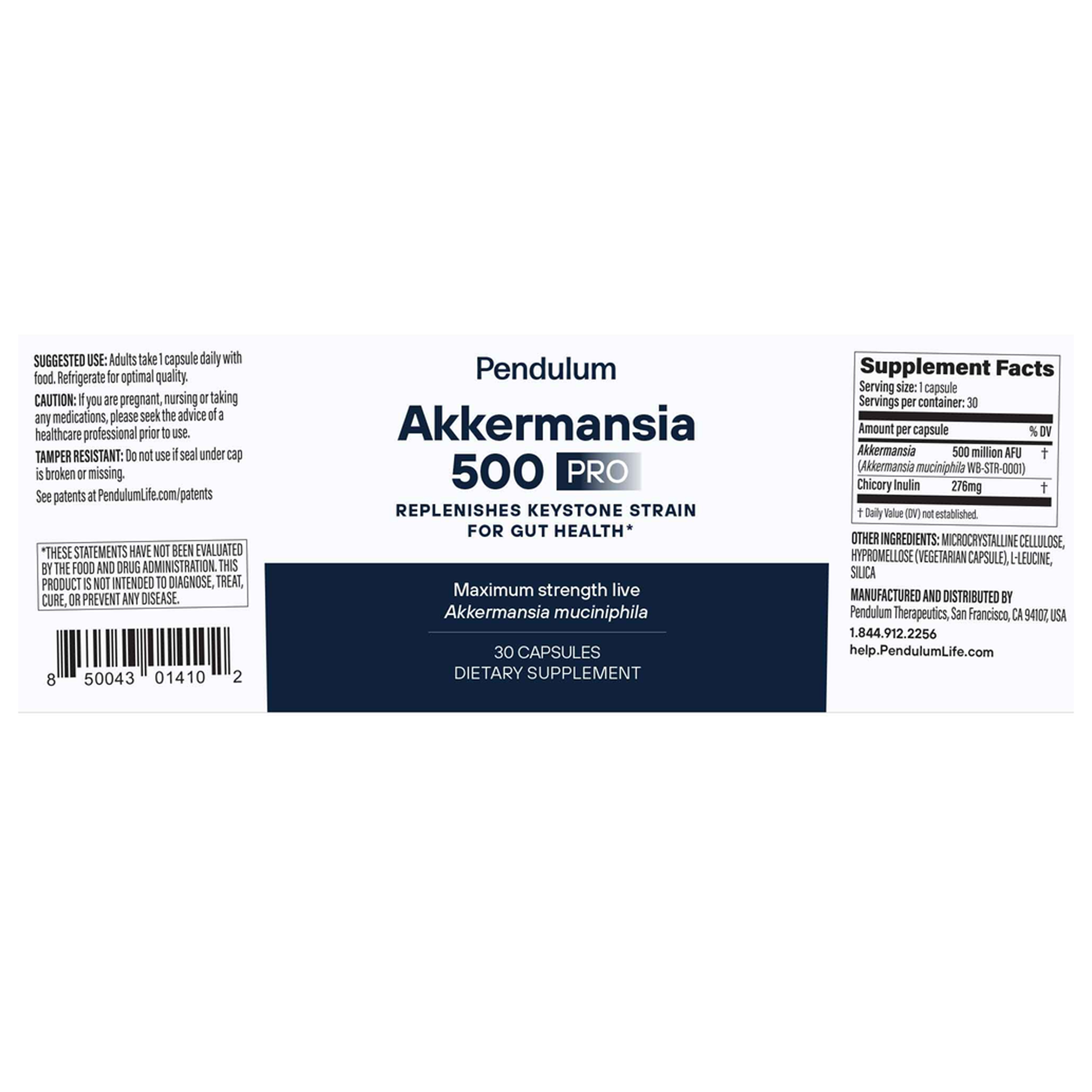 Pendulum Akkermansia 500 Pro 30 caps