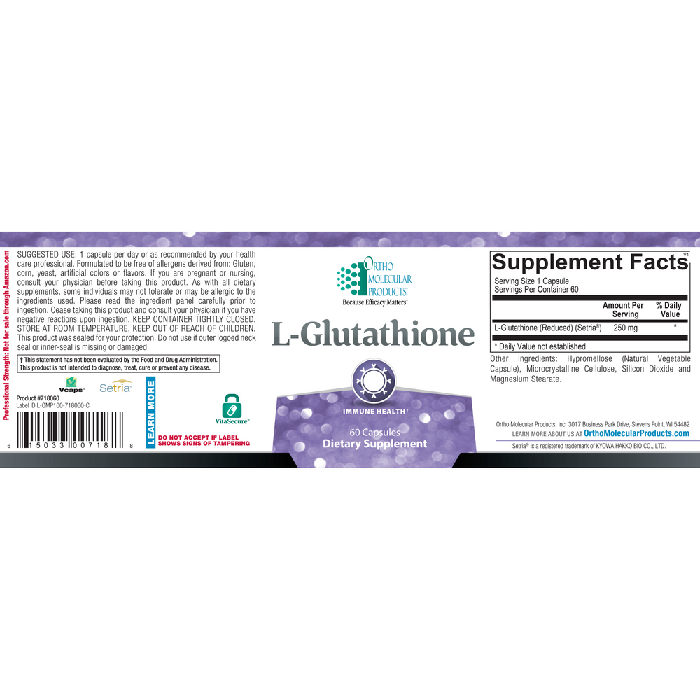 Ortho Molecular L-Glutathione