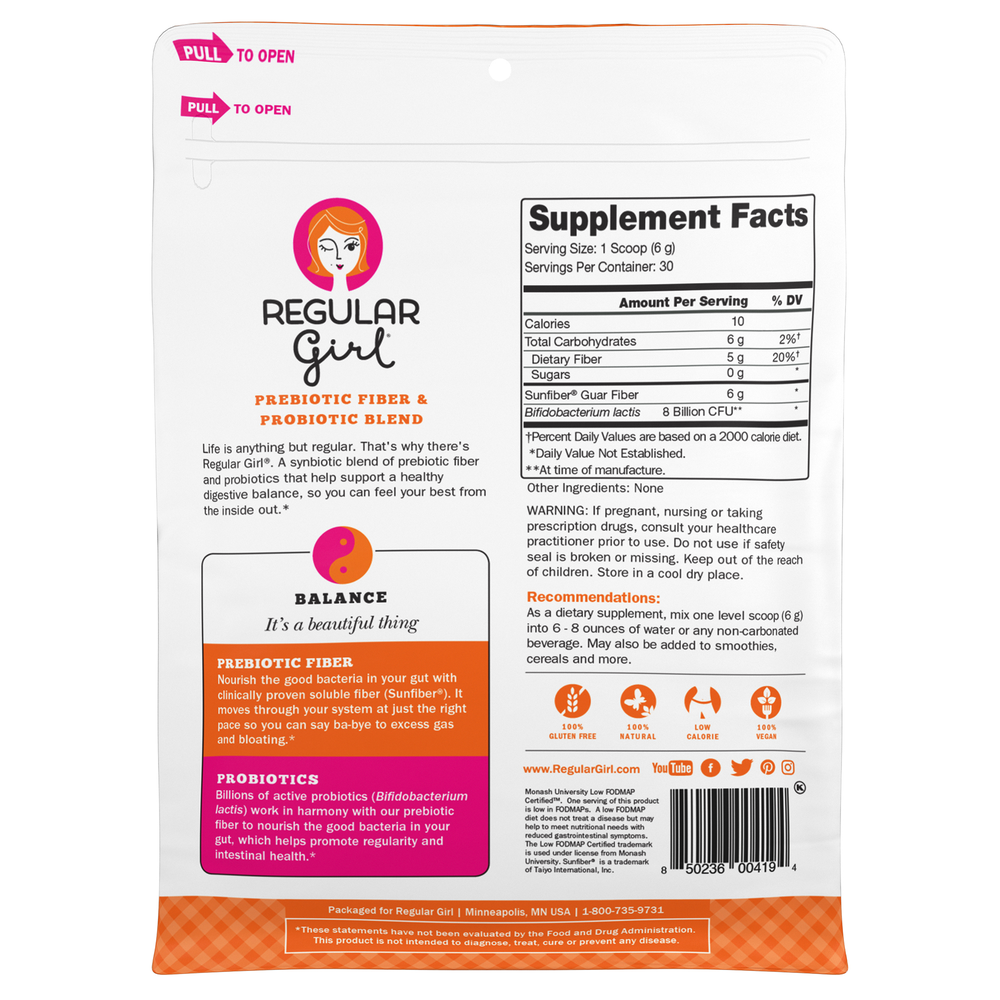 Regular Girl Prebiotic & Probiotic Supplement