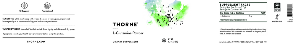 Thorne L-Glutamine Powder 17.8 oz
