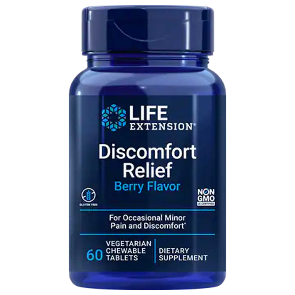 Life Extension PEA Discomfort Relief 60 chewables