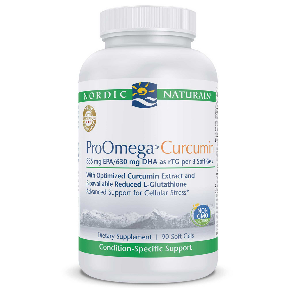 Nordic Naturals ProOmega Curcumin 90 soft gels