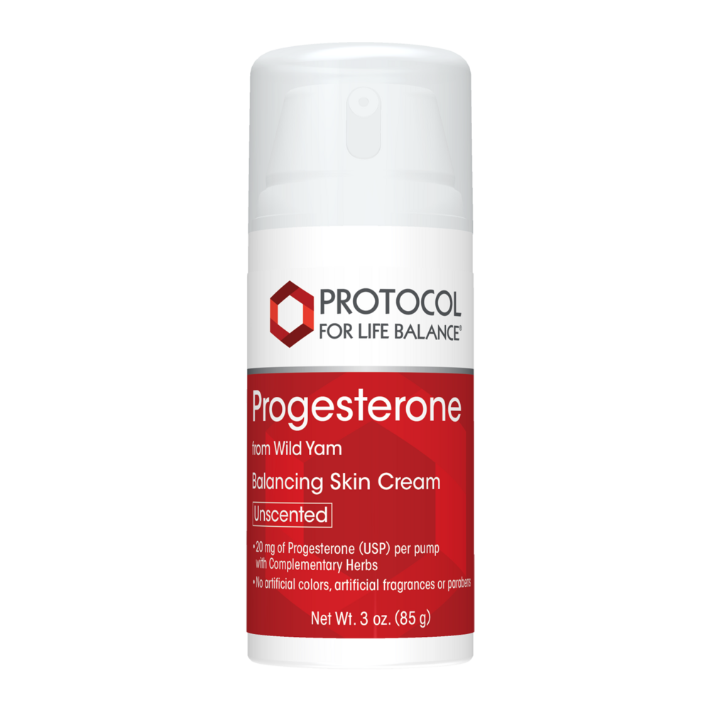 Protocol for Life Balance Progesterone from Wild Yam Cream 3 ox