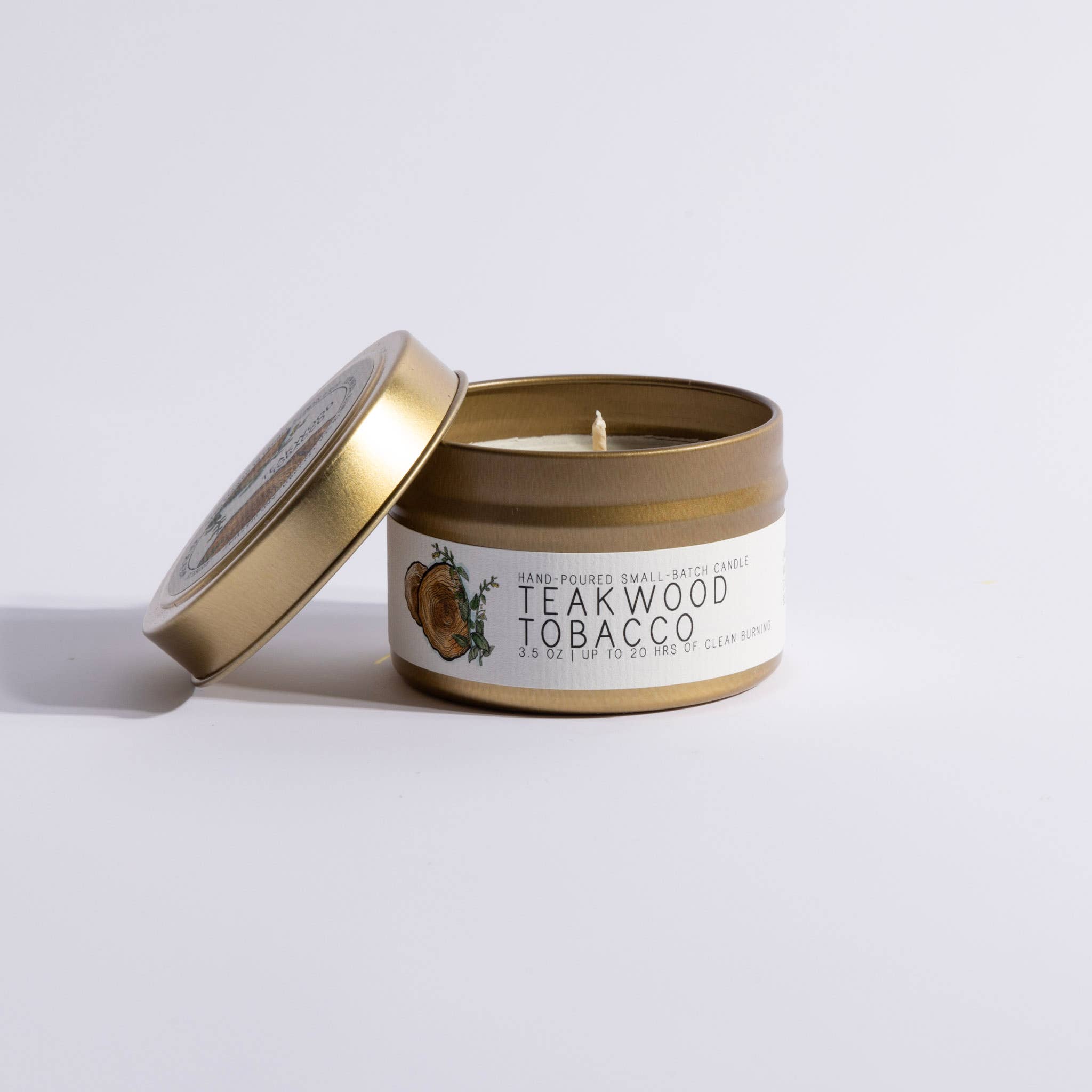 Just Bee Candle Teakwood Tobacco