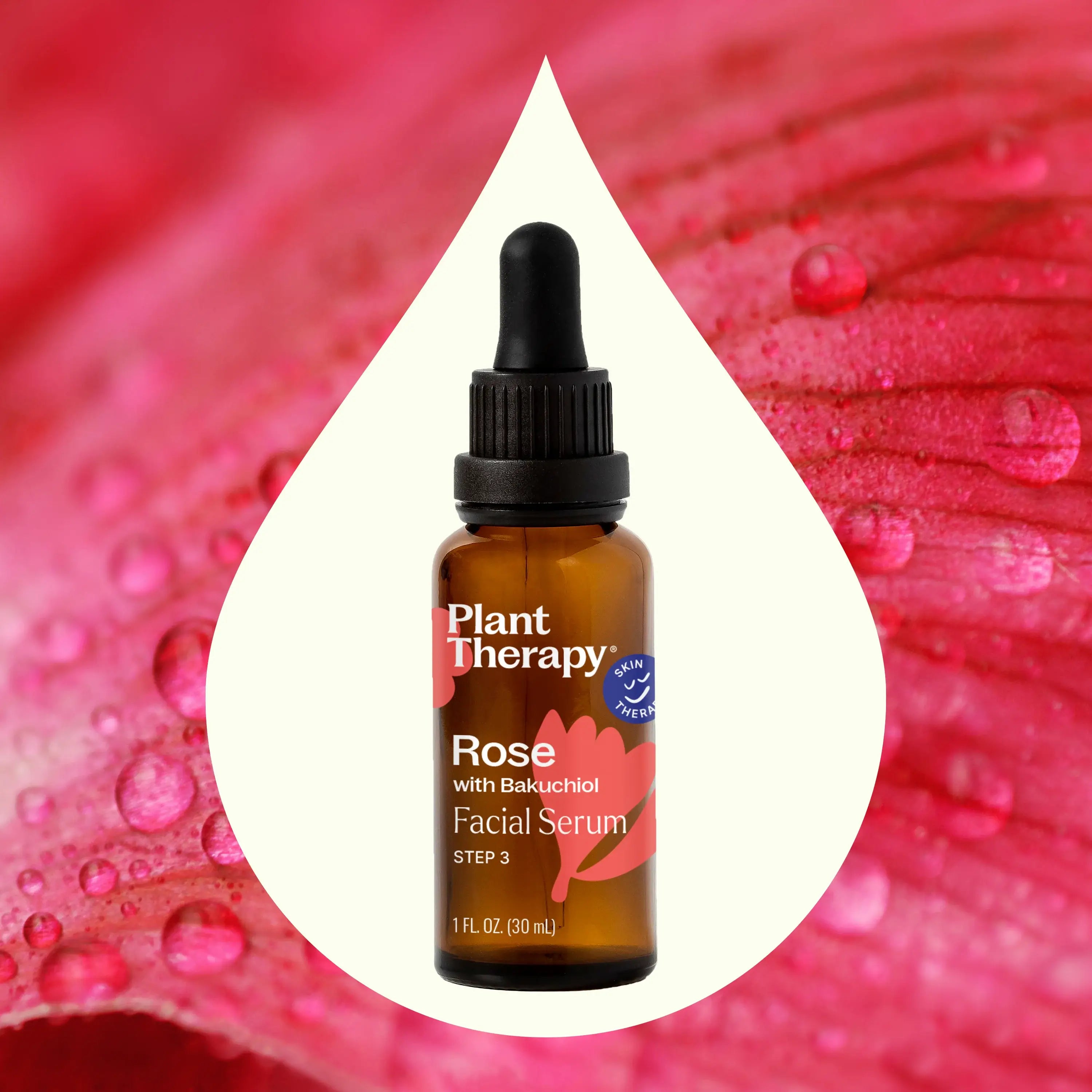 Plant Therapy Rose with Bakuchiol Facial Serum