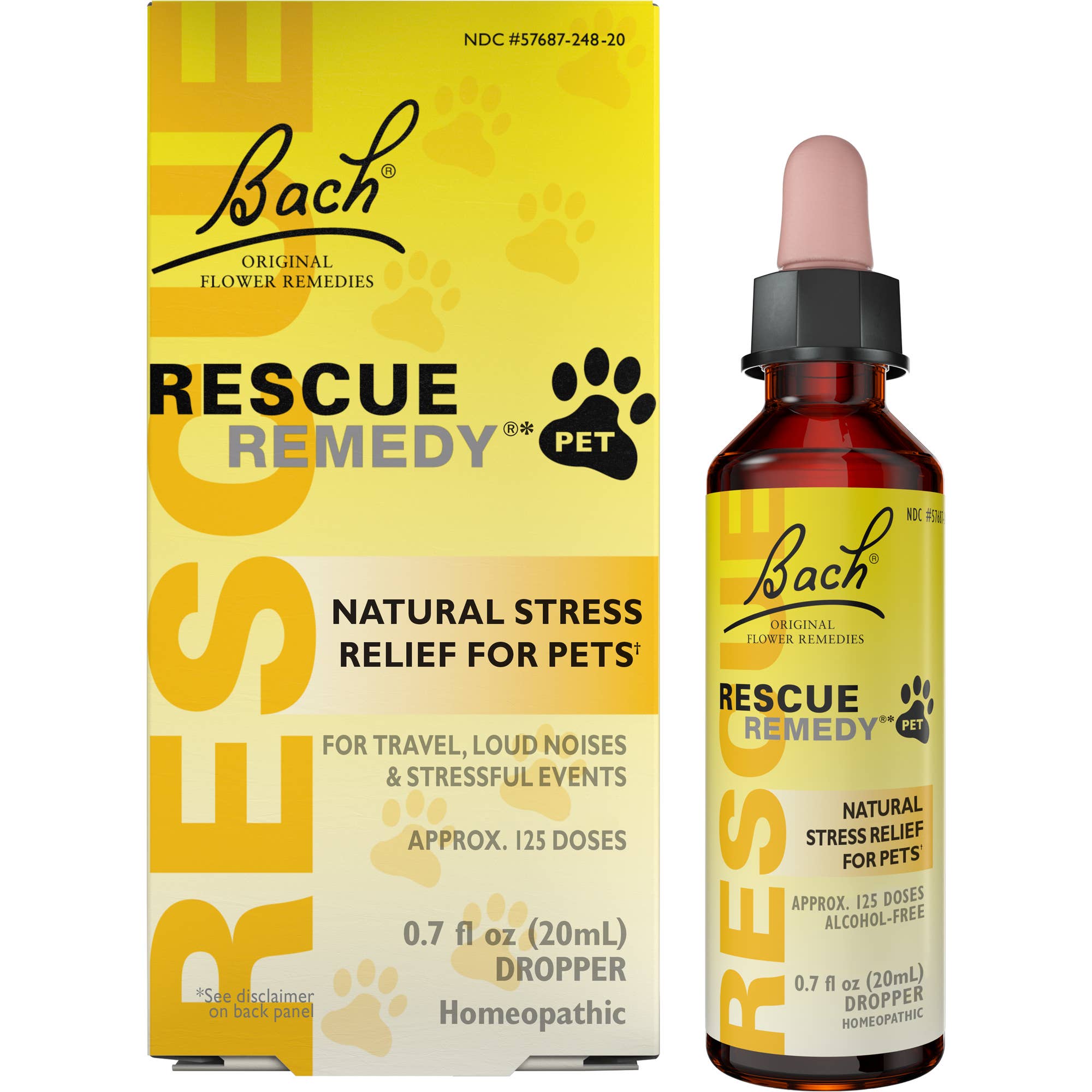 Bach Rescue Remedy PET Natural Stress Relief Dropper