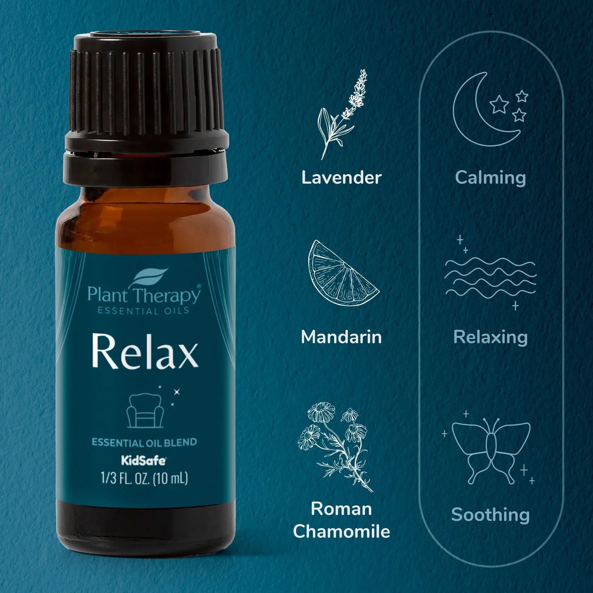 Plant Therapy Organic Relax Essential Oil Blend 10 mL