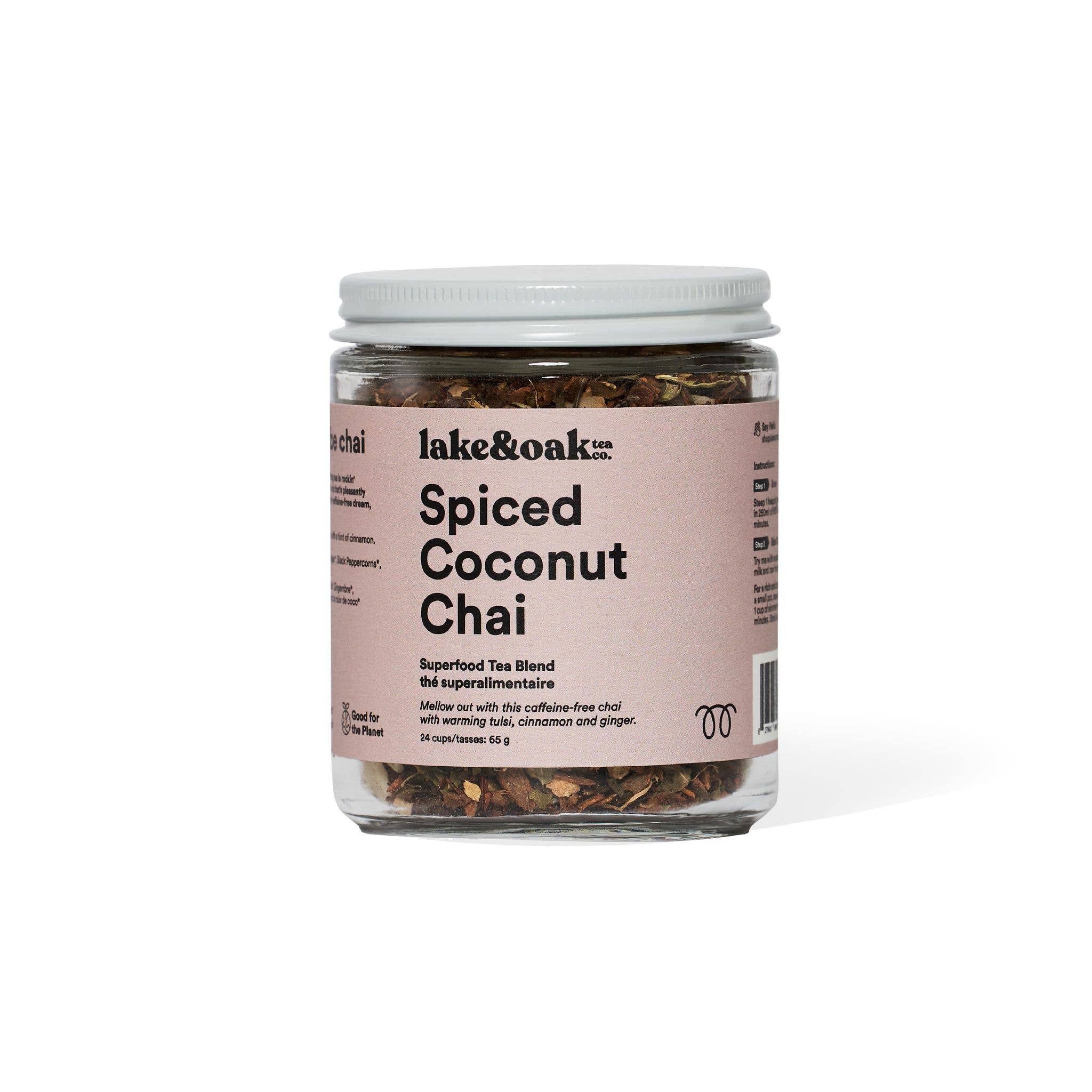 Lake & Oak Spiced Coconut Chai - Superfood Tea Blend