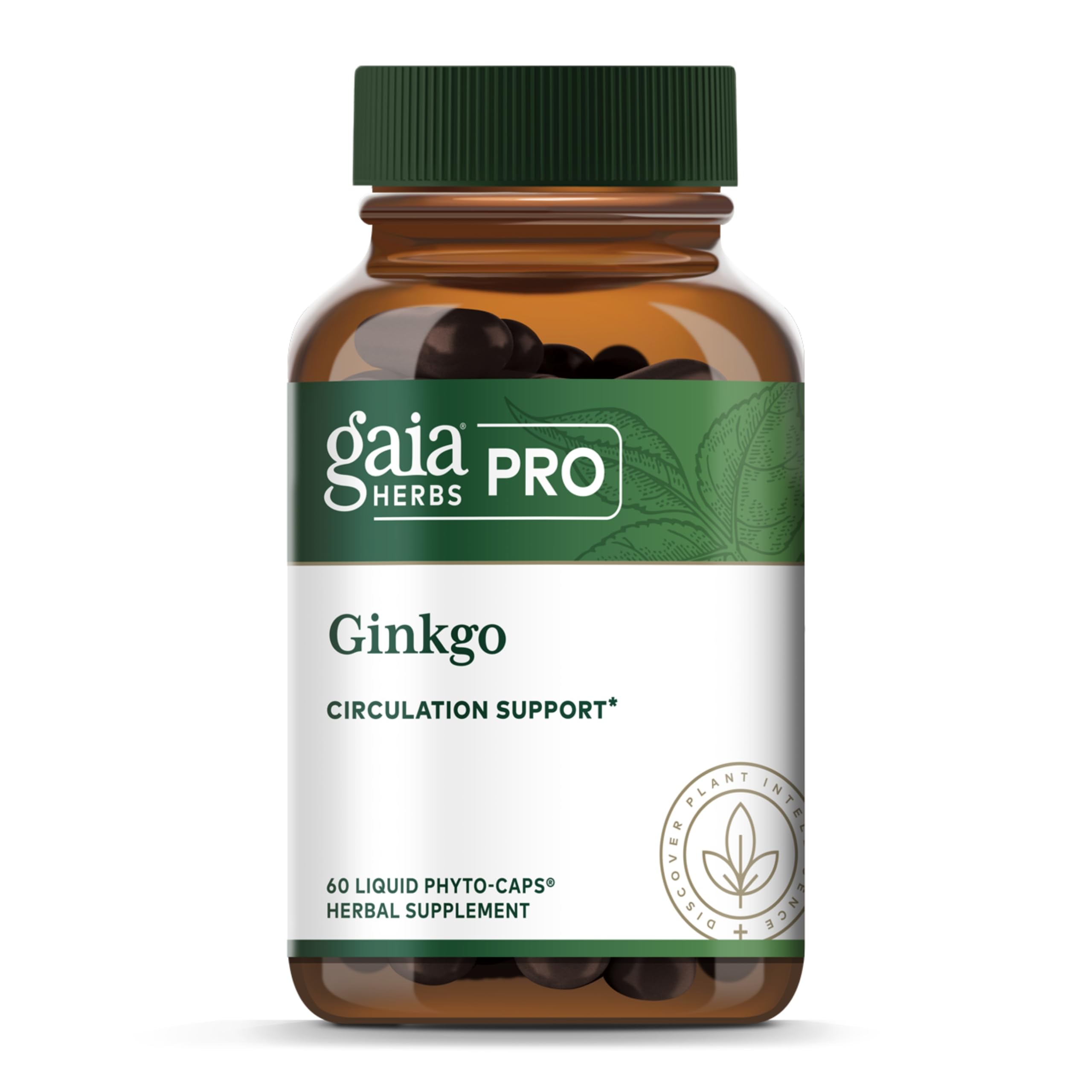Gaia Herbs Pro Ginkgo 60 Liquid caps