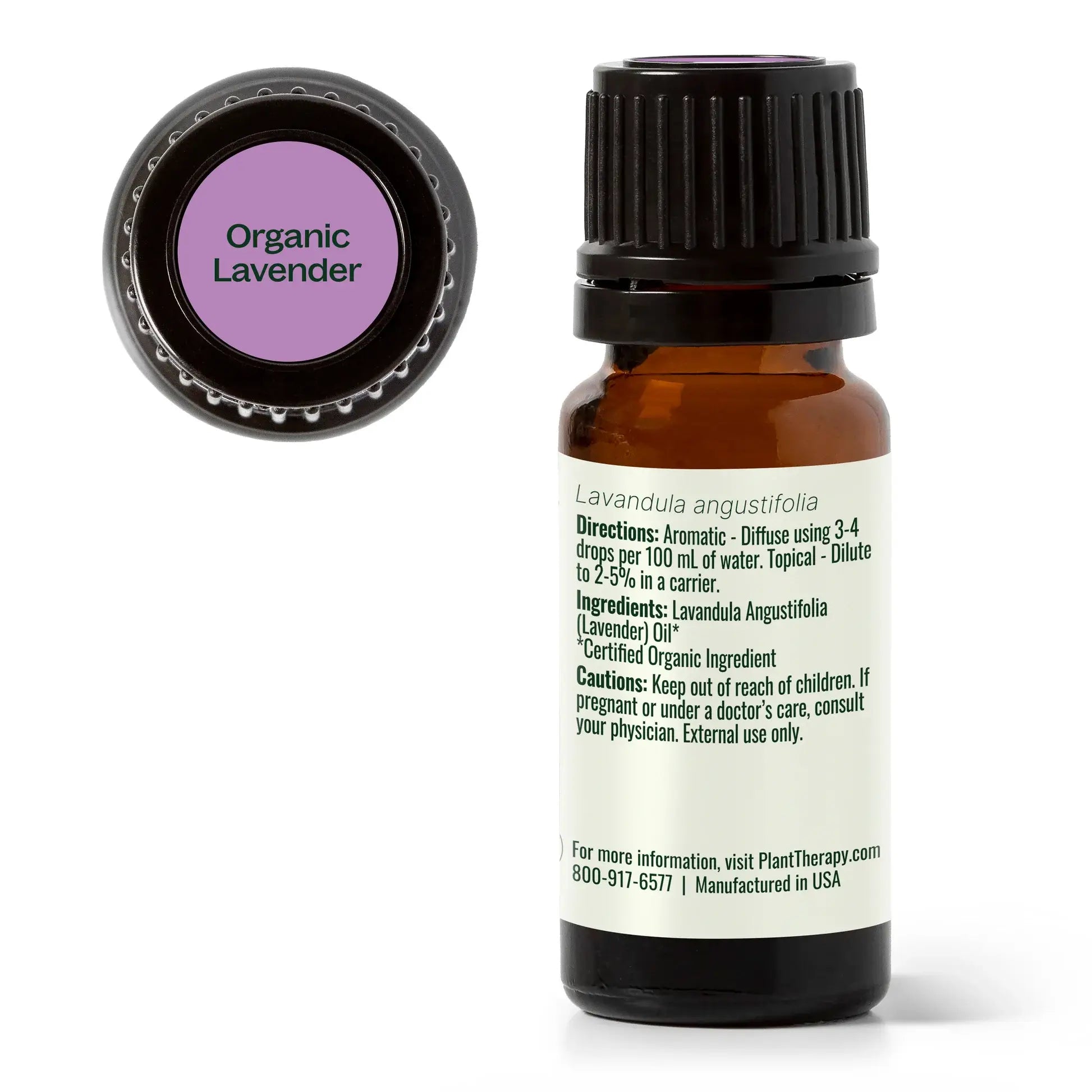 Plant Therapy Organic Lavender Essential Oil 10 mL