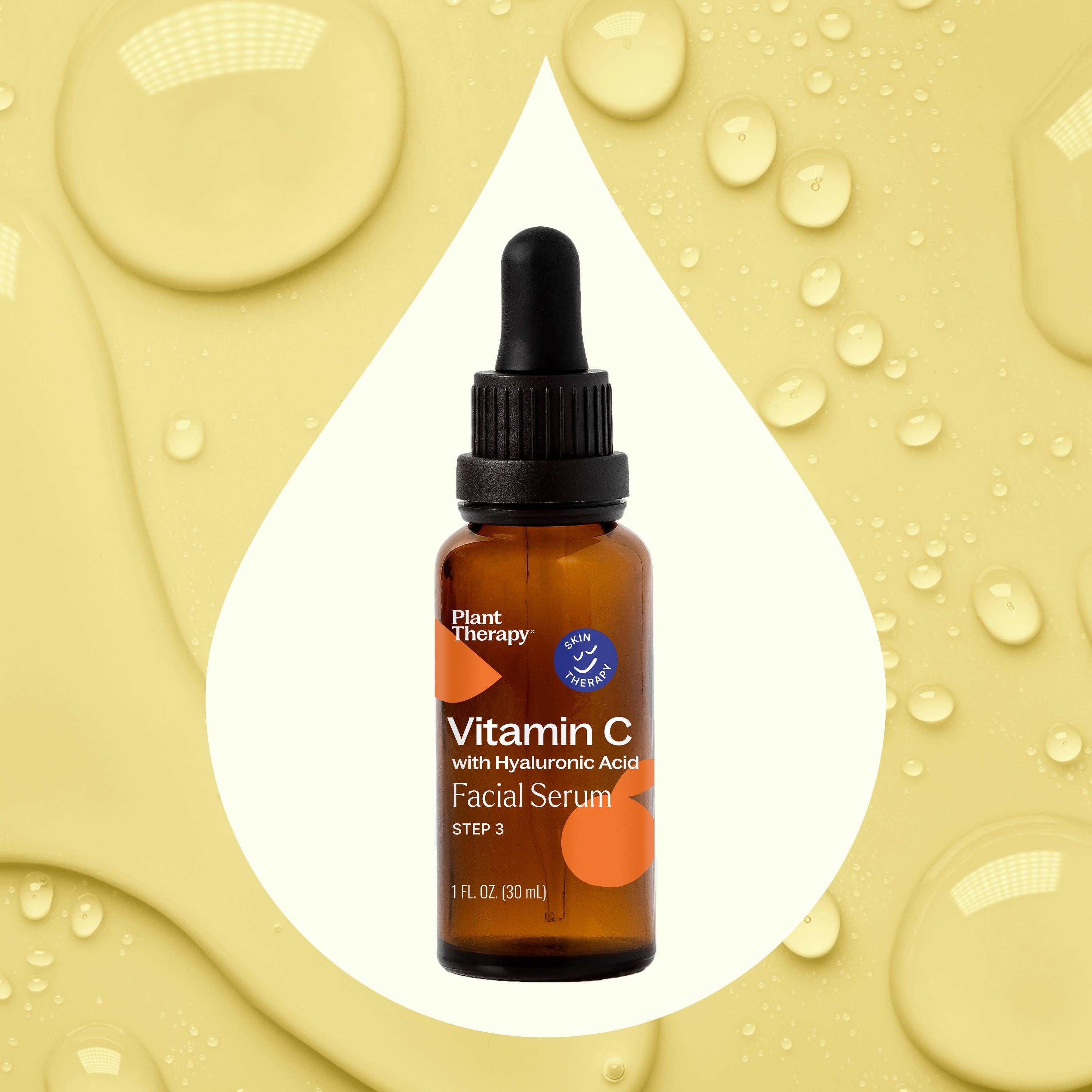 Plant Therapy Vitamin C with Hyaluronic Acid Facial Serum 1 oz