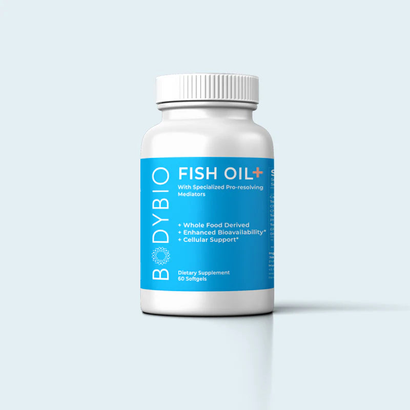 BodyBio Fish Oil+ 60 caps
