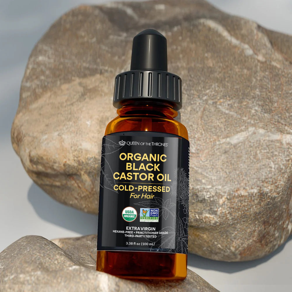 Queen of Thrones Organic Black Castor Oil 3.38oz