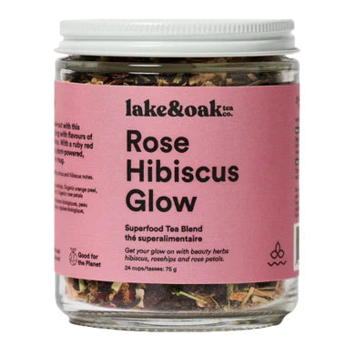 Lake & Oak Rose Hibiscus Glow Jar
