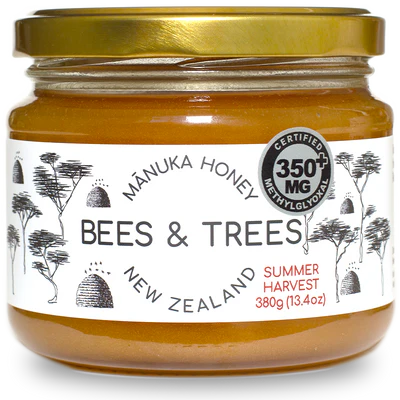 Bees & Trees Manuka Honey 350+ MGO 13.4 oz