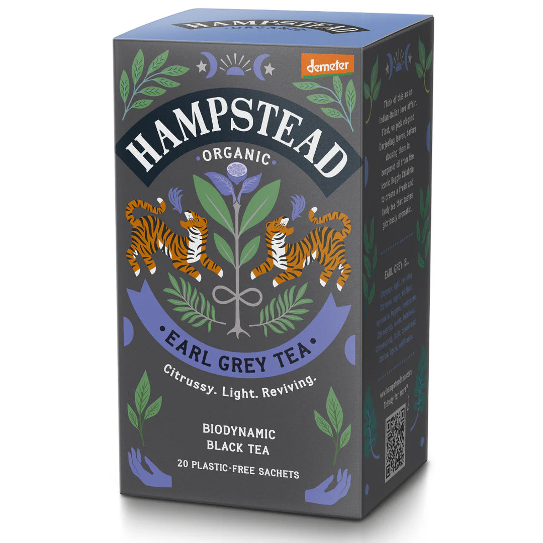 Hampstead Organic Earl Grey Tea 20 Tea Bags