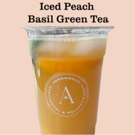 Iced Peach Basil Green Tea
