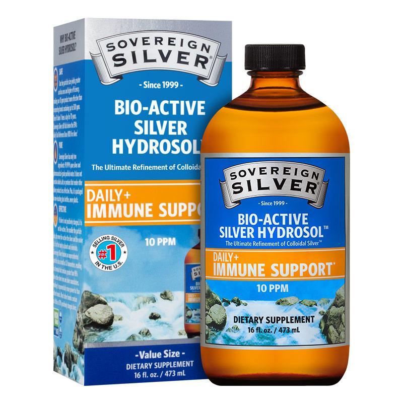 Sovereign Silver Bio-Active Silver Hydrosol Immune Screw Top (473 Milliliters)