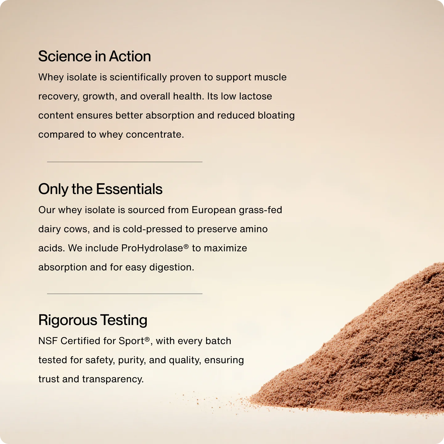 Momentous Whey Protein Isolate Unflavored
