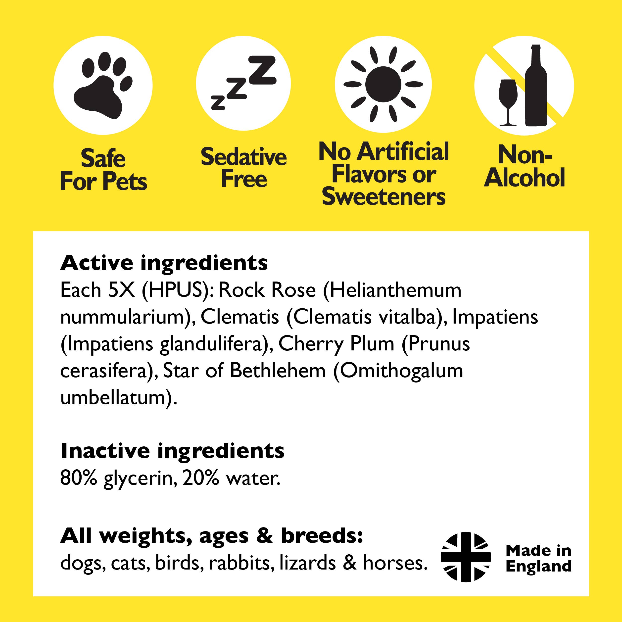 Bach Rescue Remedy PET Natural Stress Relief Dropper