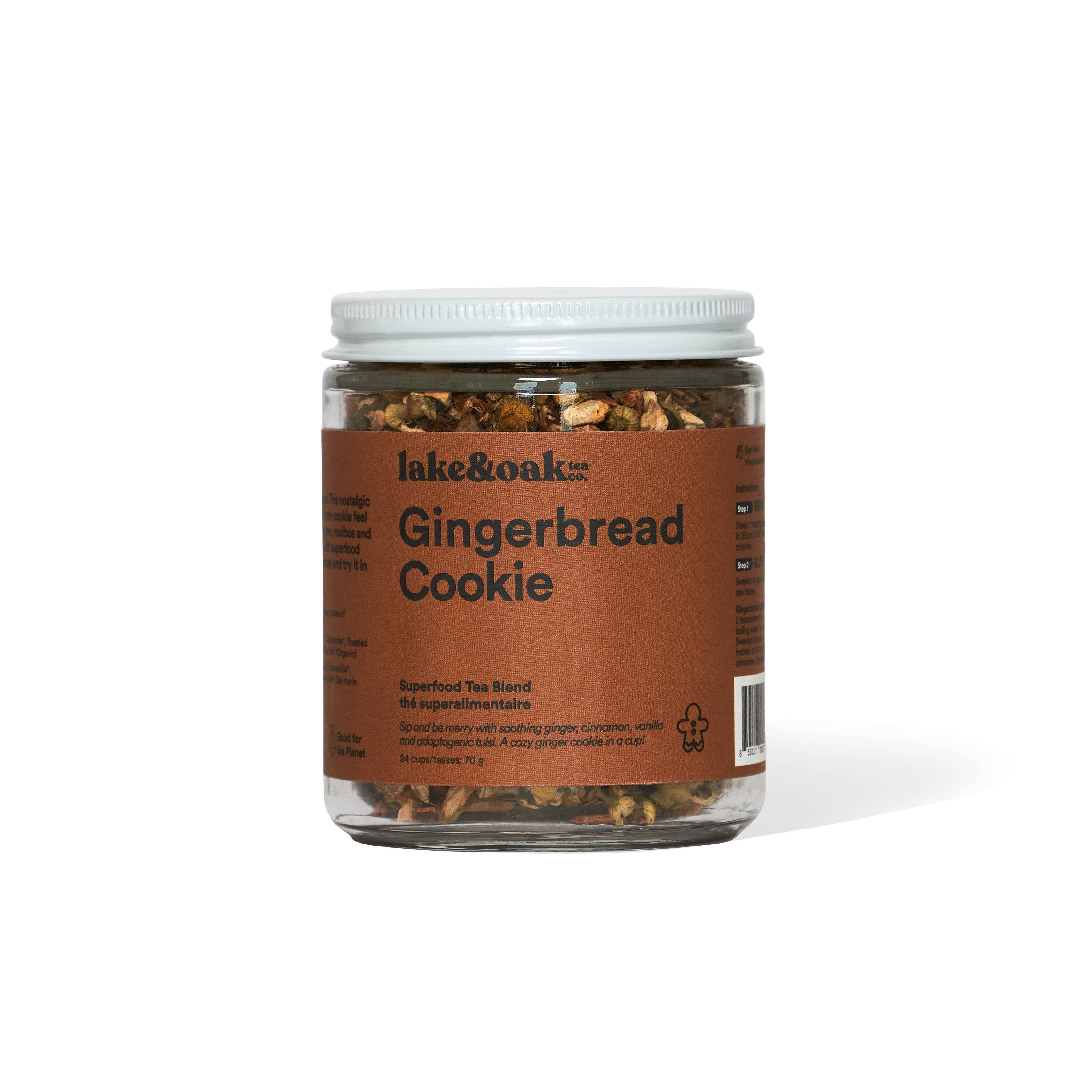 Lake & Oak Gingerbread Cookie - Superfood Tea Blend