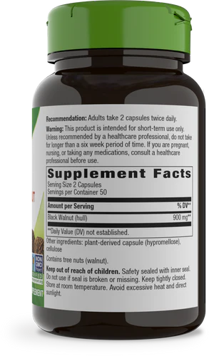 Nature's Way Black Walnut Hulls 100vcaps