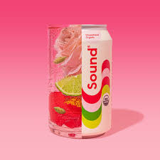 Drink Sound Sparkling Water Rose with Lime