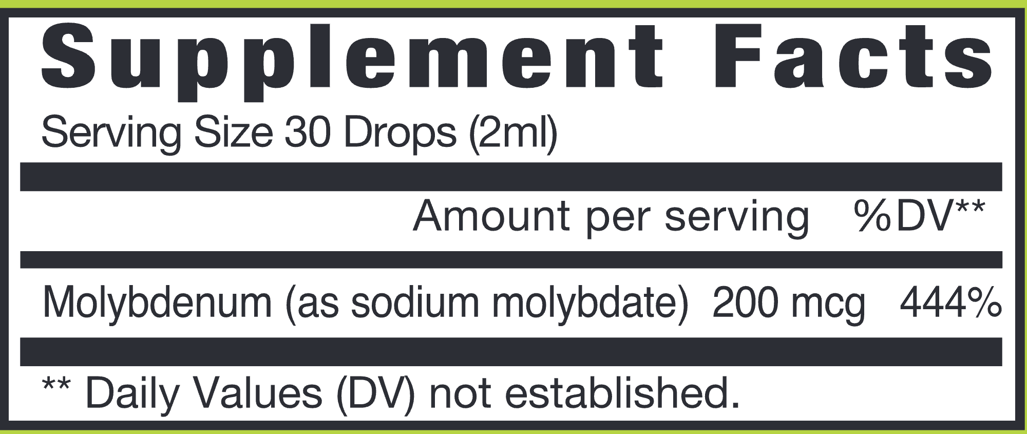 Eidon Ionic Minerals Molybdenum 2oz