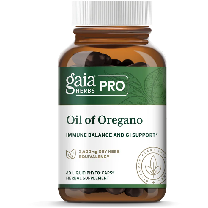 Gaia Herbs Pro Oil of Oregano 60 liquid caps