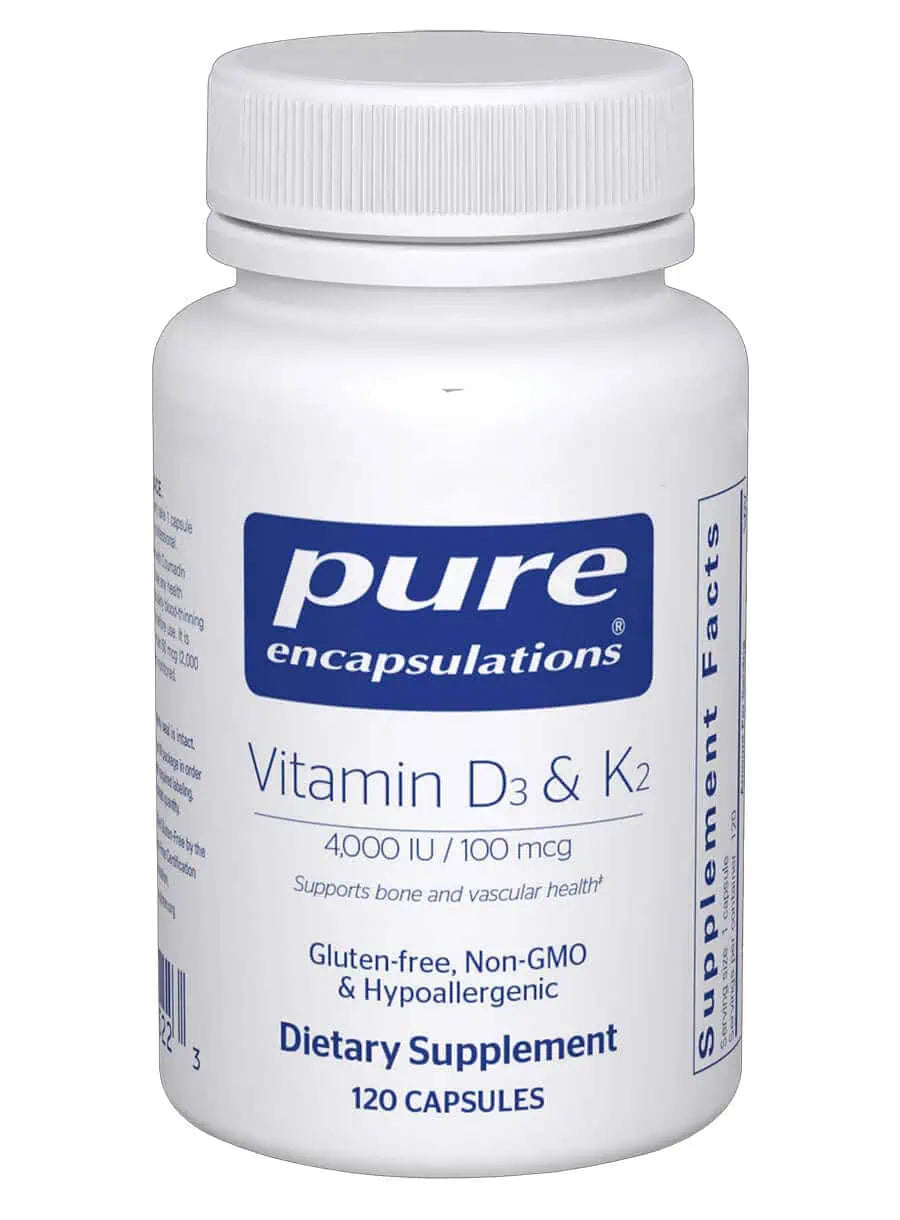 Pure Encapsulations Vitamin D3 and K2 60 caps