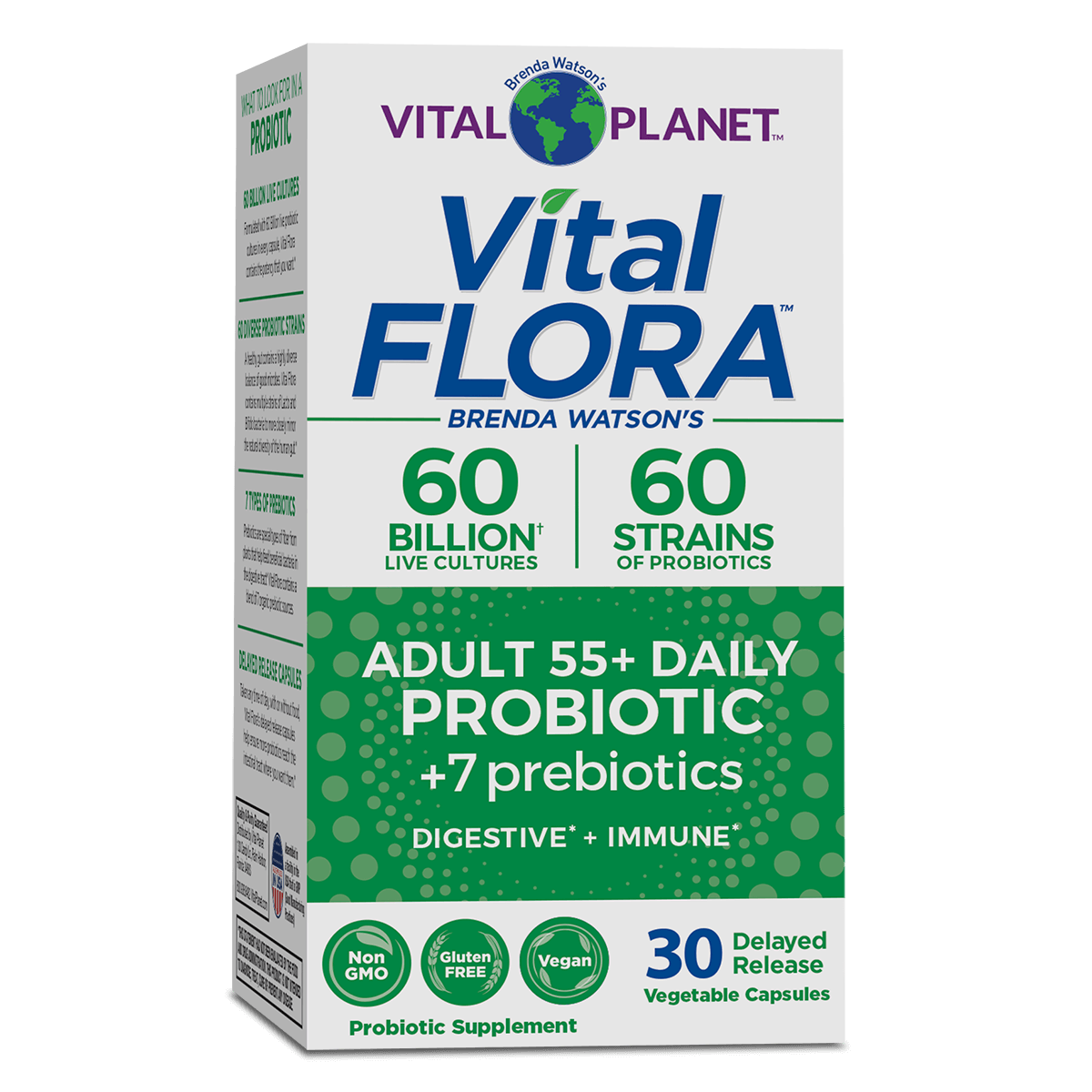 Vital Planet Vital Flora Adult 55+ 60ct