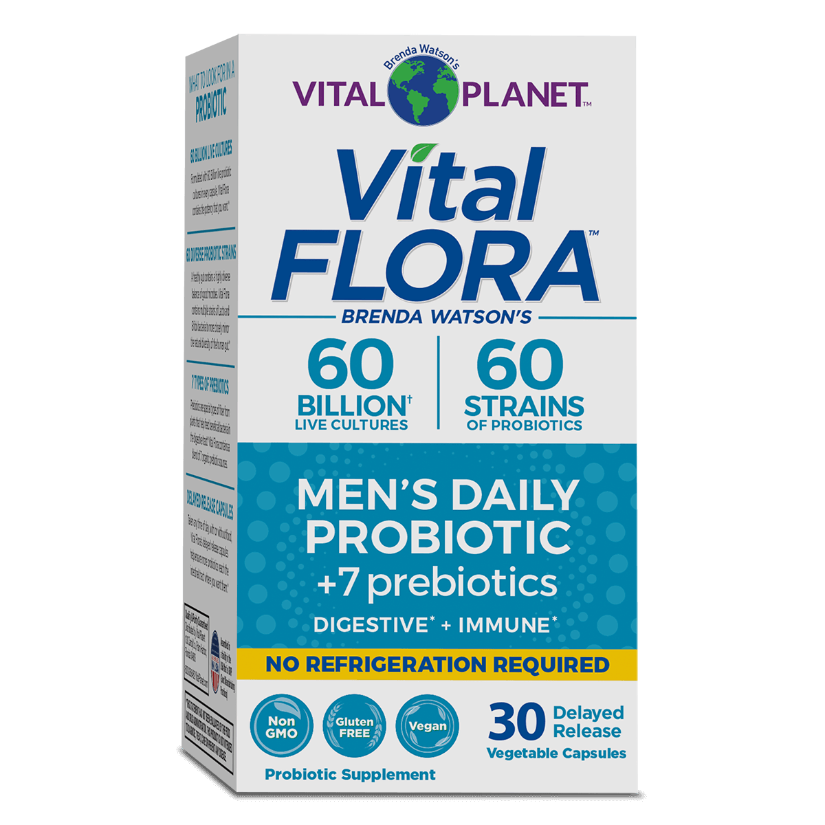 Vital Planet Vital Flora Men's Daily 30 vcaps