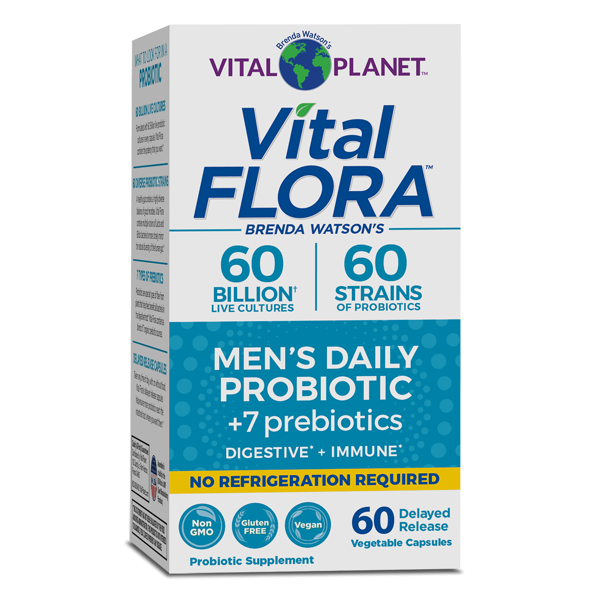 Vital Planet Vital Flora Men's Daily 60 vcaps