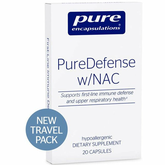 Pure Encapsulations PureDefense w/NAC Travel Pack 20 caps