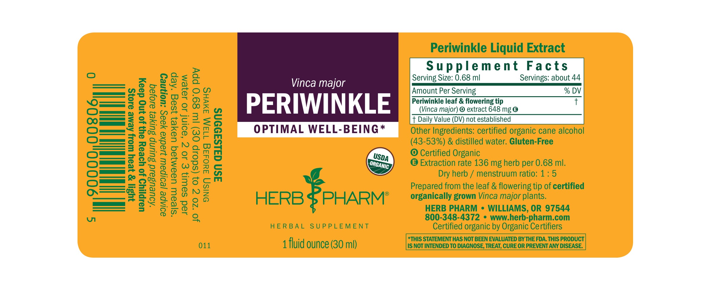 Herb Pharm Periwinkle