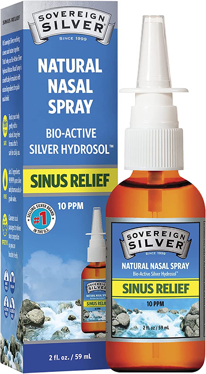 Sovereign Silver Natural Nasal Spray 10 PPM 2 fl. oz.