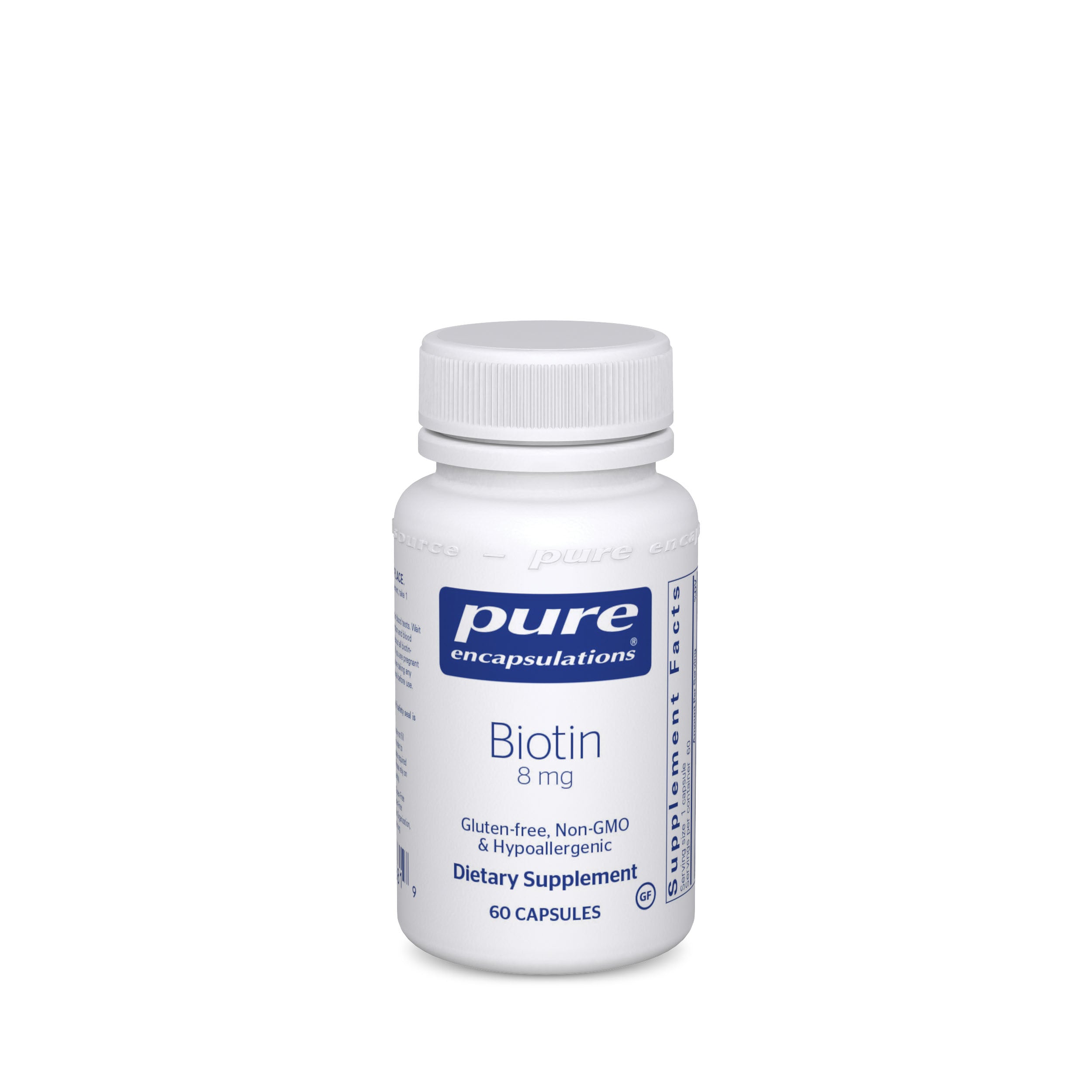 Pure Encapsulations Biotin 8 mg