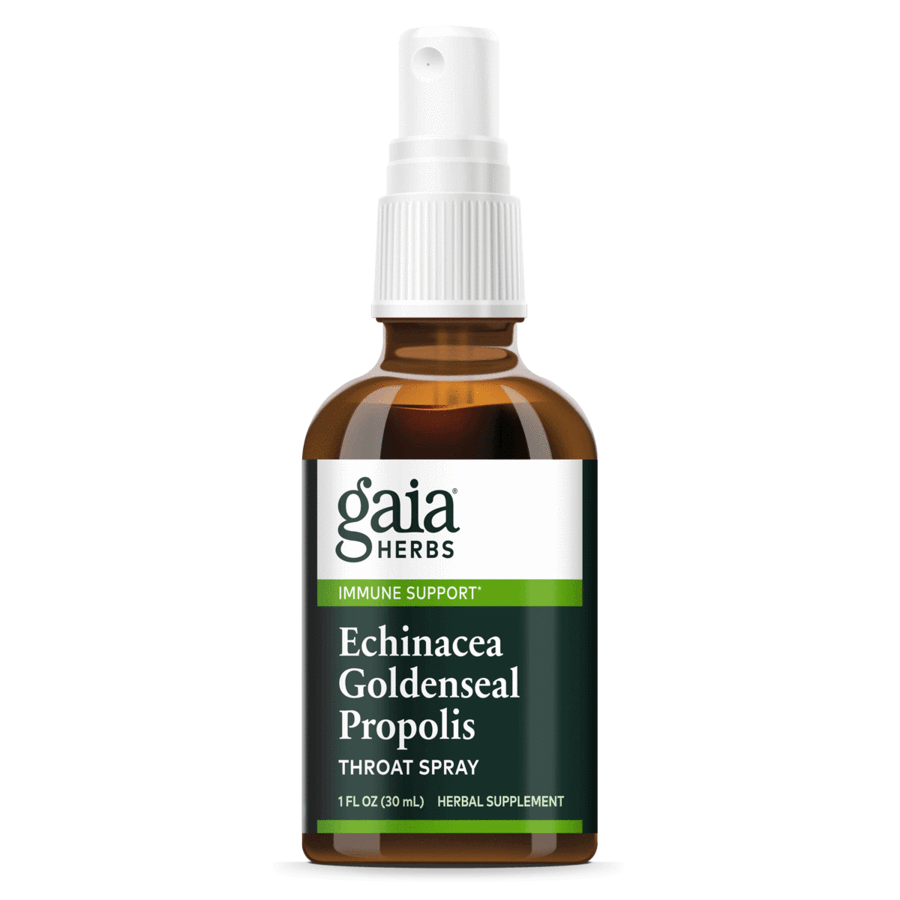 Gaia Echinacea Goldenseal Propolis Throat Spray 1oz