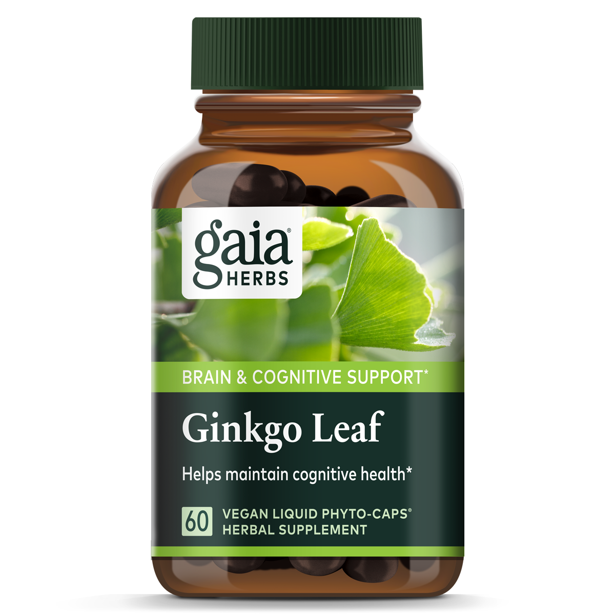 Gaia Ginkgo Leaf 60 caps