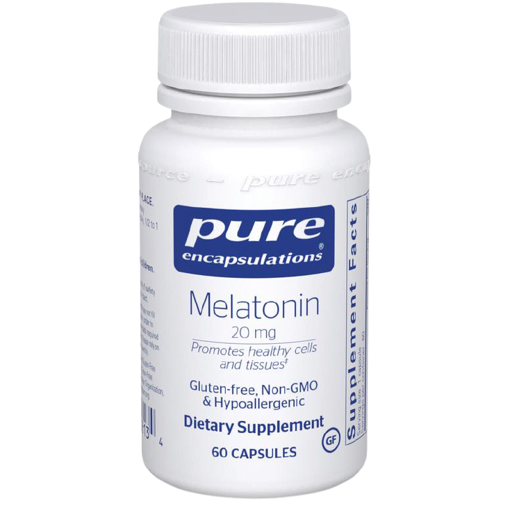 Pure Encapsulations Melatonin 20mg 60cap