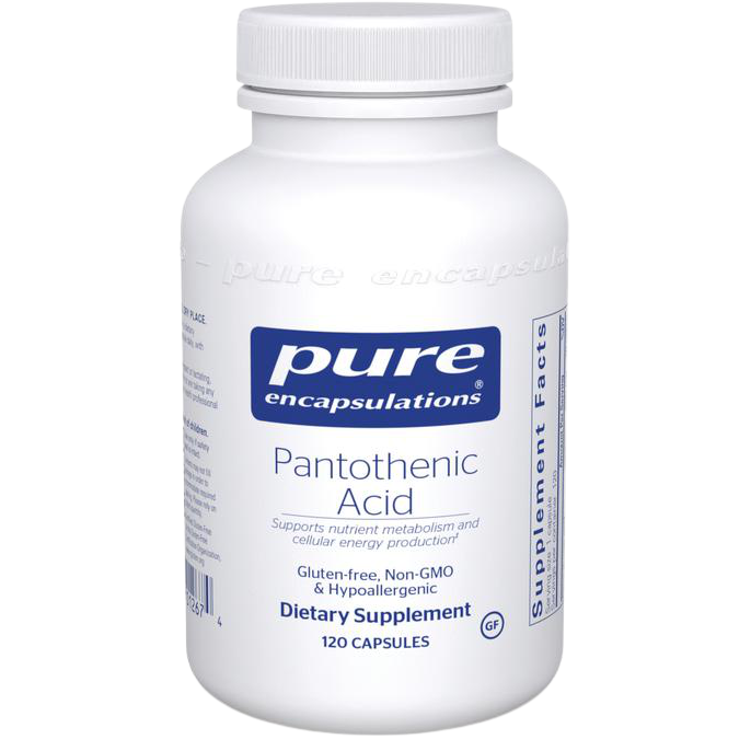 Pure Encapsulations Pantothenic Acid 120caps