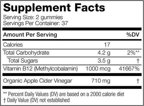 Enzymedica Apple Cider Vinegar Gummies