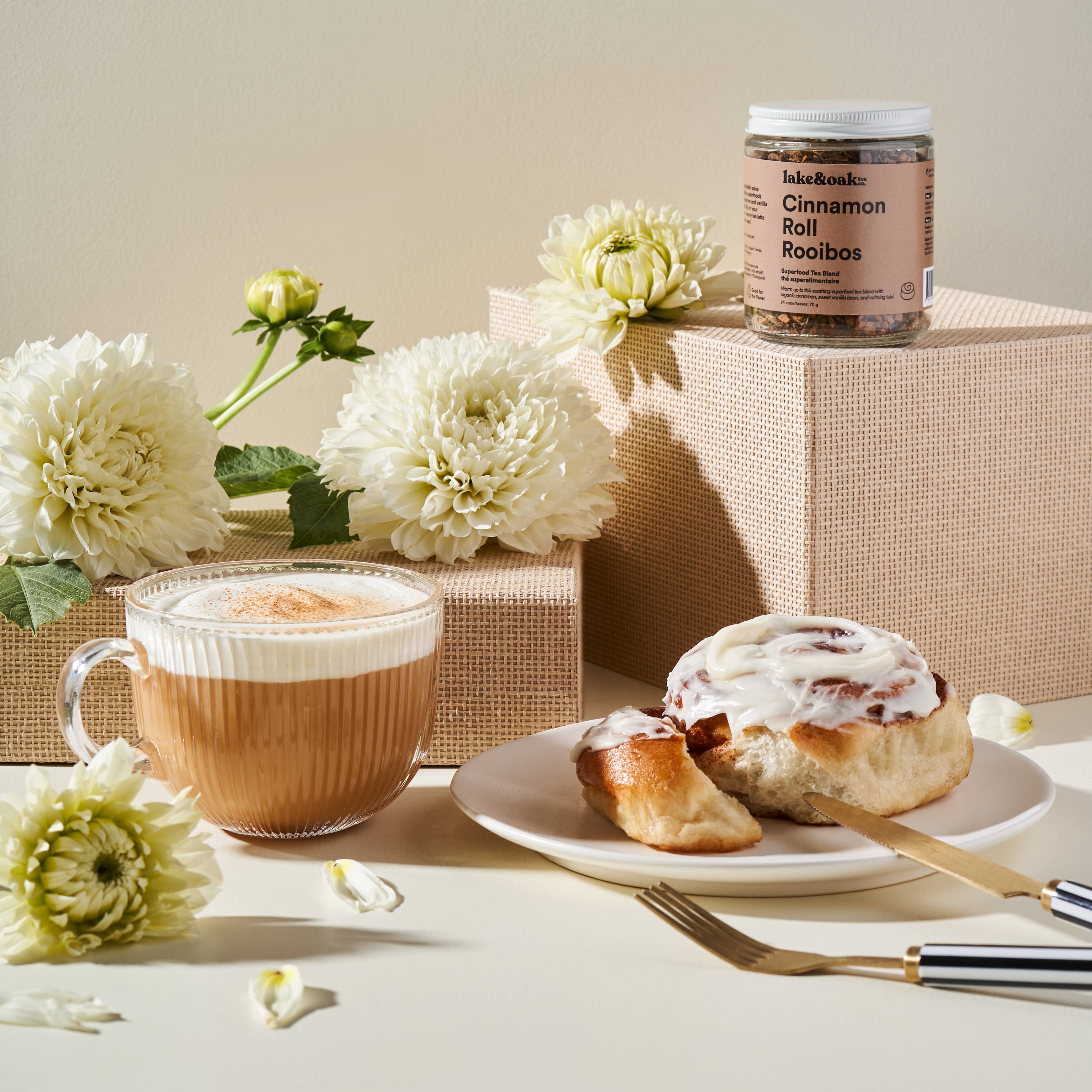 Lake & Oak Cinnamon Roll Rooibos - Superfood Tea Blend
