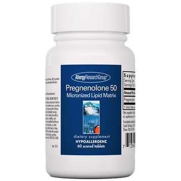 Allergy Research Group Pregnenalone 50, 60 scored tablets