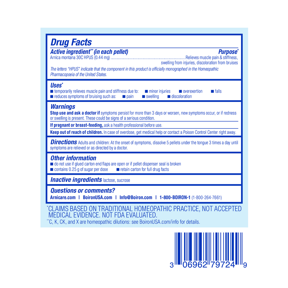 Boiron Arnica 30c (3 pack)