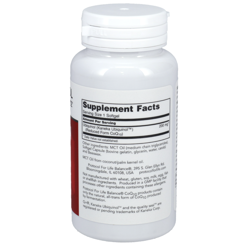 Protocol for Life Balance Ubiquinol 200mg 60softgels