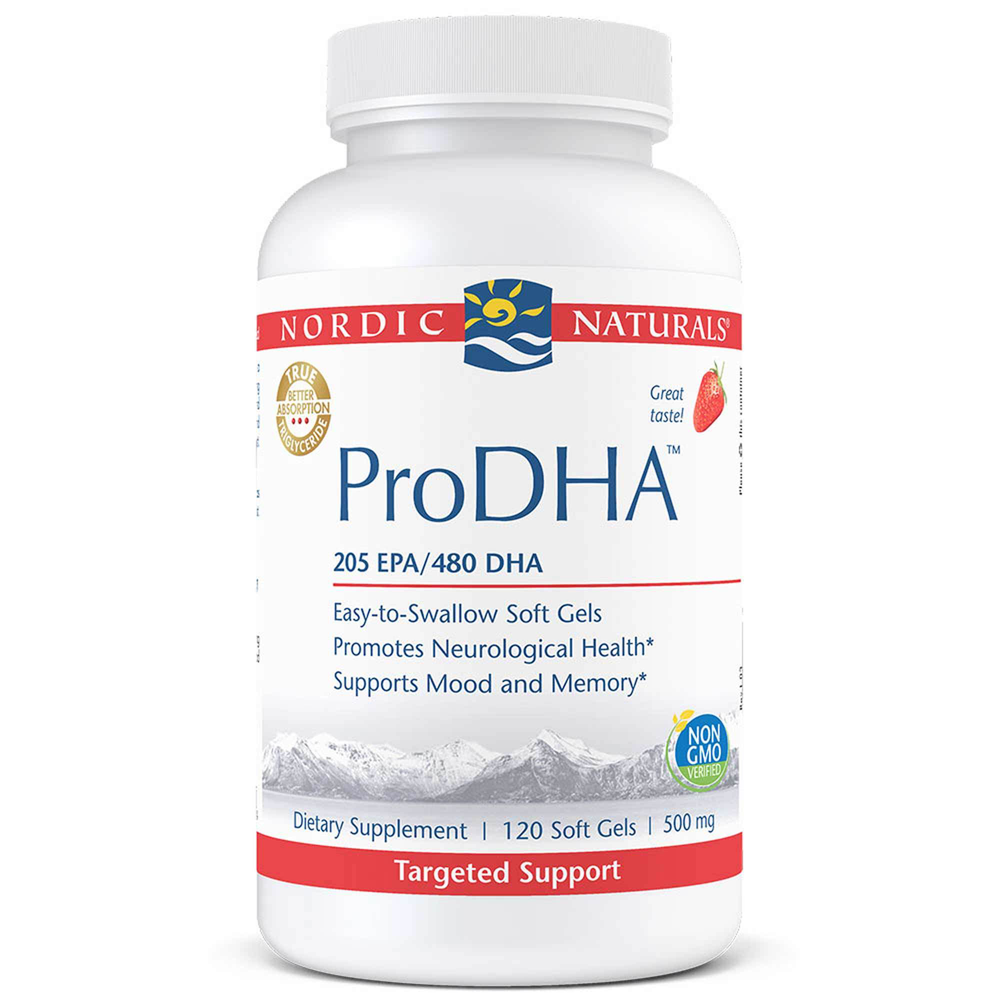 Nordic Naturals ProDHA 500mg 120 soft gels