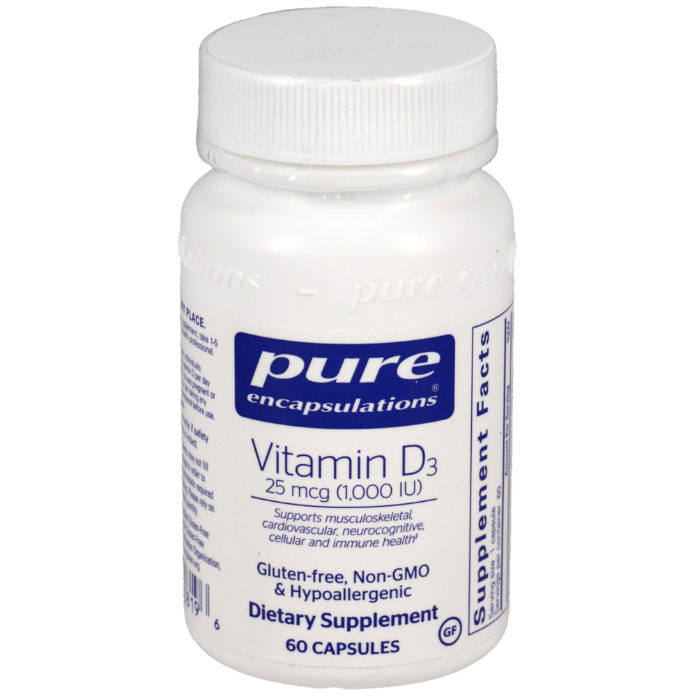 Pure Encapsulations Vitamin D3 1000 iu