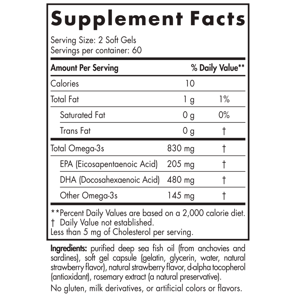 Nordic Naturals ProDHA 500mg 120 soft gels